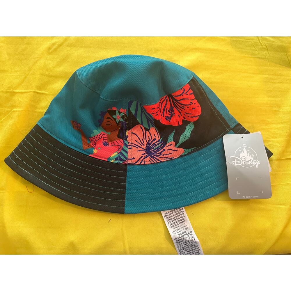 NWT Disney Parks Encanto La Familia Isabella Luisa Reversible Bucket Sun Hat